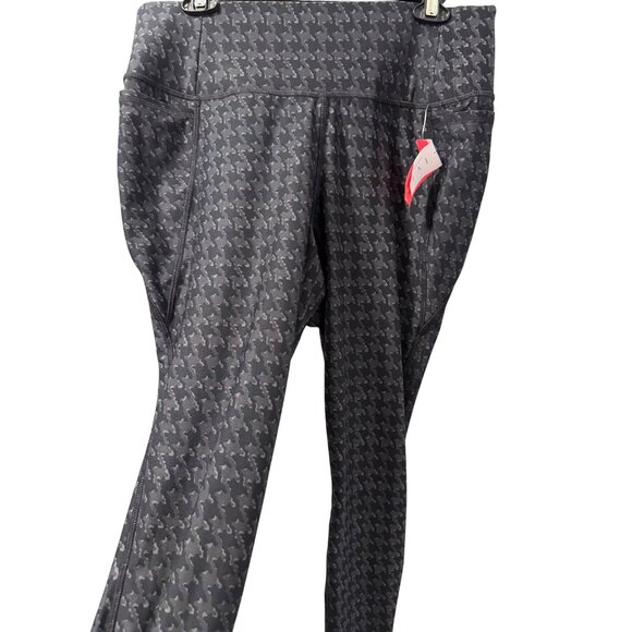 LIVI Lane Bryant Leggings Size 14/16W Active High-Rise Leggings Black Houndstoot - Picture 2 of 12